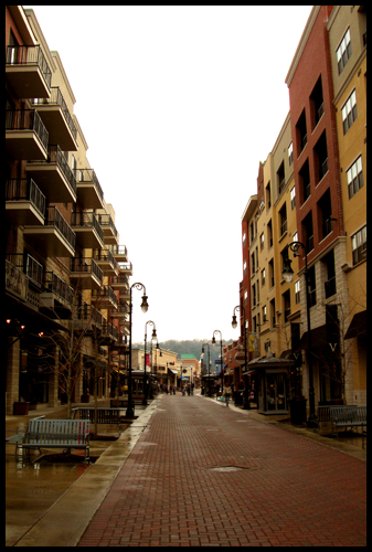 Branson's Landing offers a great enviornment for shoppers to feel at home in.